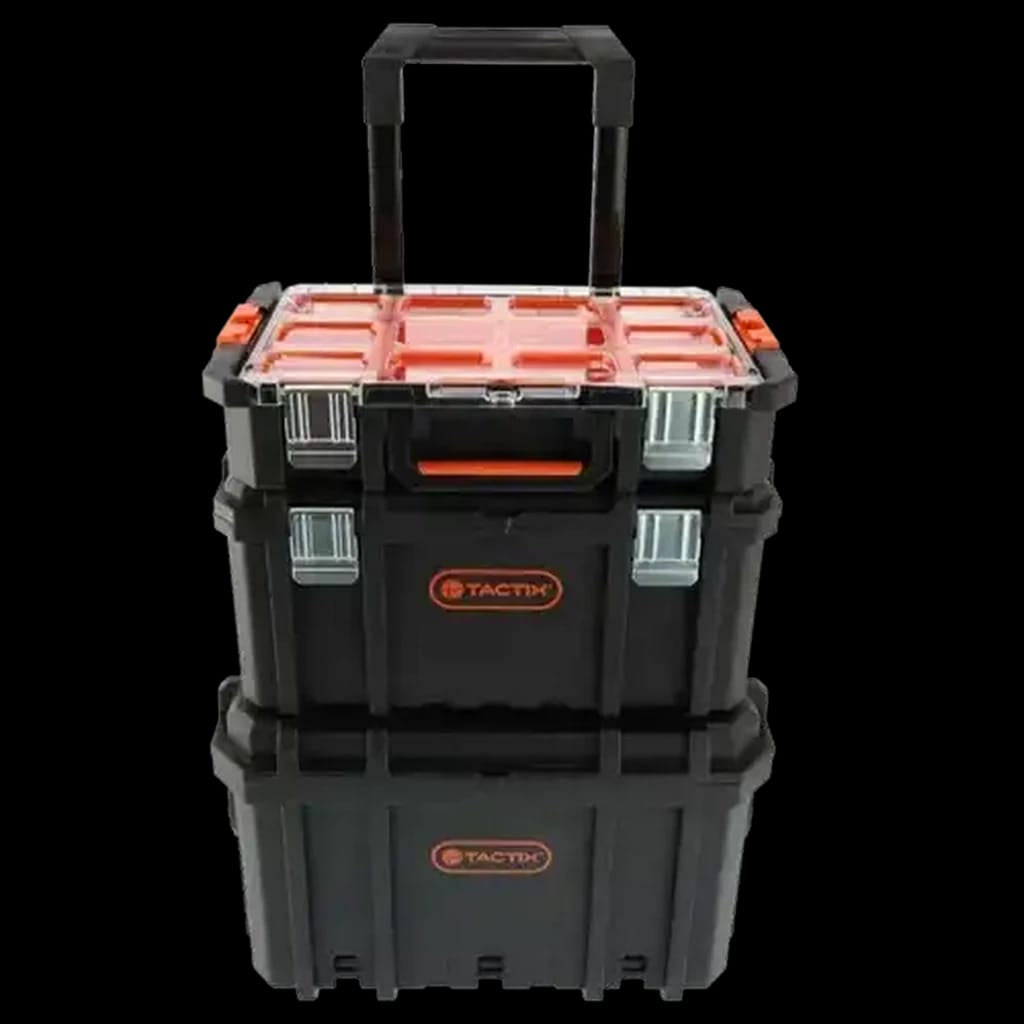 Black & Orange Trolley Toolbox