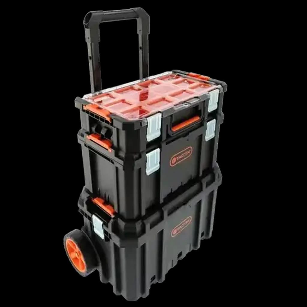 Black & Orange Trolley Toolbox