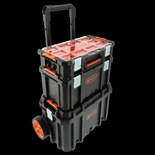 Black & Orange Trolley Toolbox